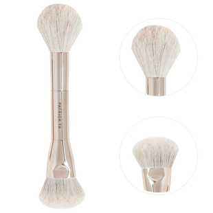 Двусторонняя кисть для кремовых и пудровых румян PATRICK TA Dual Ended Blush Brush 6bi-55a фото