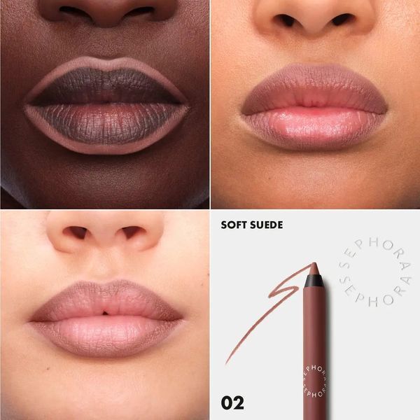 Карандаш для губ Sephora Collection Colorful 8HR Longwear Transferproof Lip Liner, оттенок - 02 Soft Suede, 1.2 г 65i-963 фото