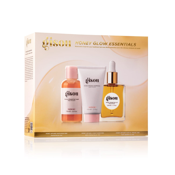 Набір шампунь, кондиціонер та олія для волосся Gisou Nourishing Honey Glow Essentials 491-122 фото