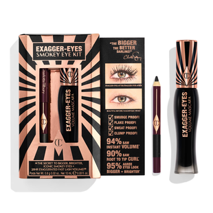 Набор для глаз Charlotte Tilbury Exagger-Eyes Smokey Eye Kit (тушь + карандаш) 1bb-49c фото