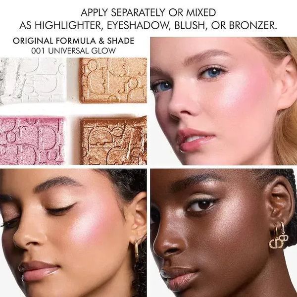 Палетка хайлайтерів Dior Backstage Glow Face Palette 001 Universal, 10 г 88i-27i фото