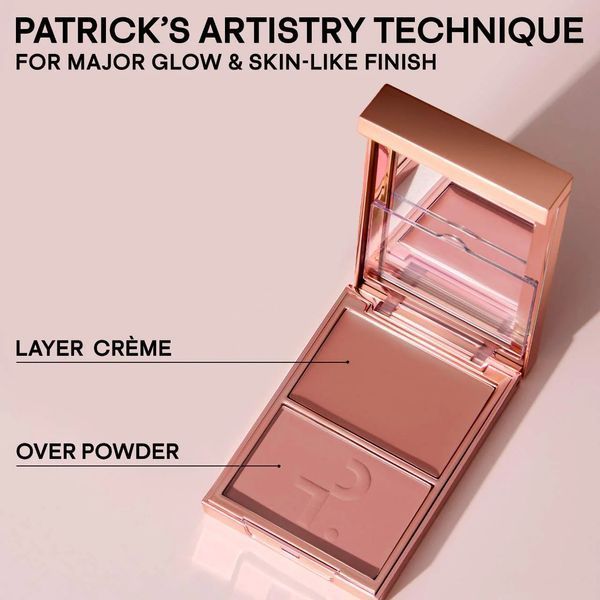 Рум&rsquo;яна Patrick Ta Major Headlines Double-Take Creme & Powder Blush Duo, відтінок She's Seductive, 10 г 761-7c9 фото