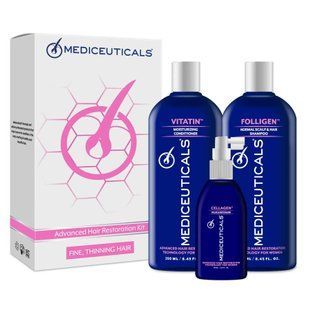 Набір для зміцнення волосся Mediceuticals Advanced Hair Restoration Fine Thinning Hair Kit 847-676 фото