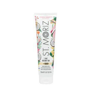 Лосьон для однодневного эффекта загара для тела и лица St Moriz Shimmer 1 Day Tan Coconut Paradise, 150 мл 684-0i7 фото
