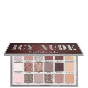 Палетка теней для век Huda Beauty Icy Nude Eyeshadow Palette, 16г a6a-804 фото