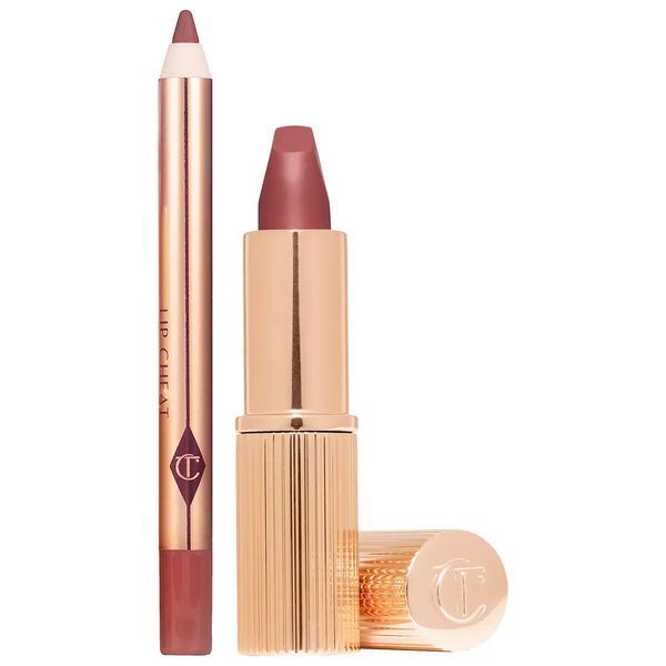 Набор для губ Charlotte Tilbury Pillow Talk Medium  Lipstick & Liner Set Mini, помада и карандаш 672-883 фото