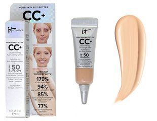 Тональный крем SPF 50+ IT Cosmetics Your Skin But Better CC+ оттенок - Medium, мини версия 4ml  089-7a8 фото