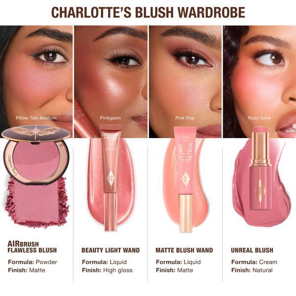 Матовые румяна Charlotte Tilbury Airbrush Flawless Blush Blur, оттенок Naughty Talk, 8 г b15-0a1 фото