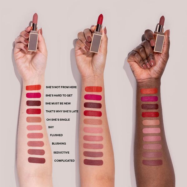 Матовая помада для губ PATRICK TA Major Headlines Matte Suede Lipstick, оттенок Shy, 4 г c15-7i1 фото