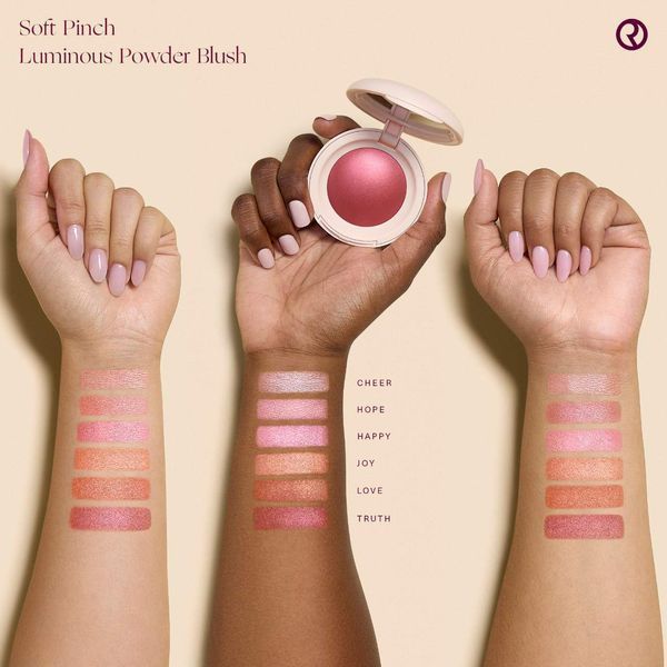 Сухі рум'яна Rare Beauty Mini Soft Pinch Liquid Blush - відтінок Happy, 2.8 г 257-434 фото
