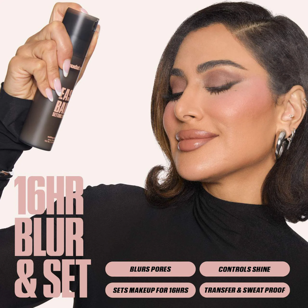 Спрей для фиксации макияжа с 16-часовой стойкостью Huda Beauty Easy Bake Blurring Setting Spray, 100 мл 866-831 фото