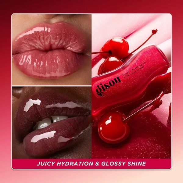 Gisou Масло губ Gisou Honey Infused Lip Oil l Cherry on the Cake 8ml  94b-319 фото
