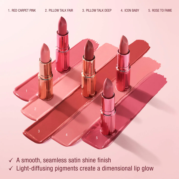 Помада для губ Charlotte Tilbury K.I.S.S.I.N.G відтінок 90s Pink 509-c00 фото