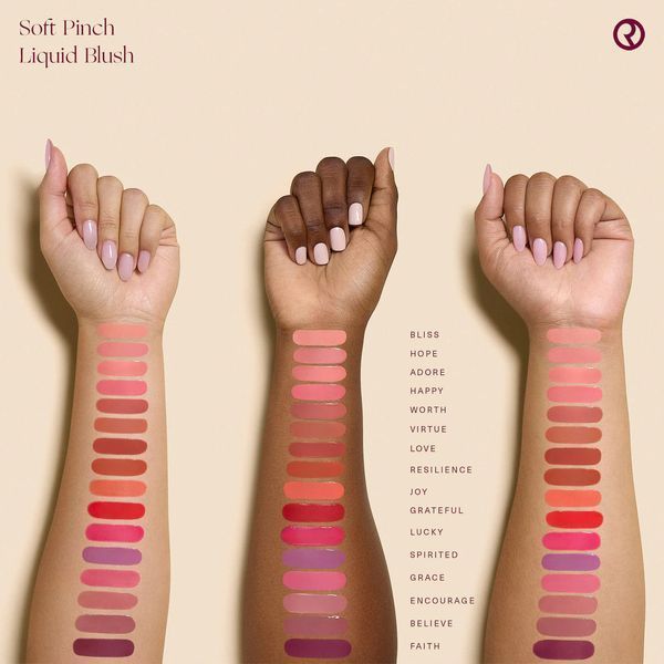 Жидкие румяна Rare Beauty Mini Soft Pinch Liquid Blush - оттенок Happy, 7.5 мл 7a3-796 фото