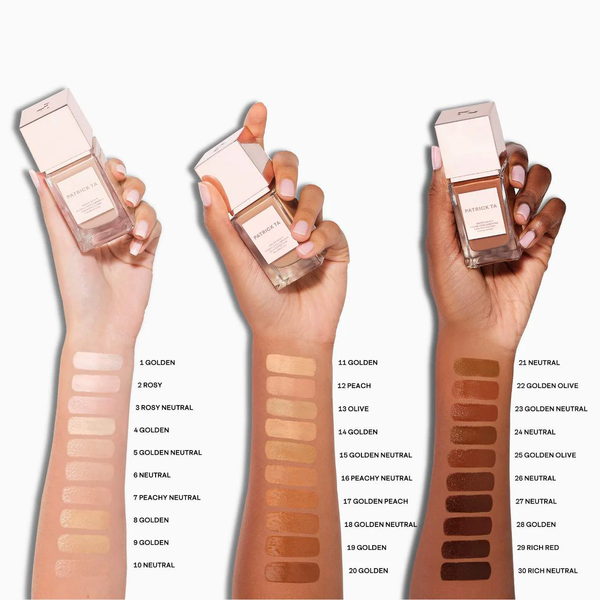 Тональная основа Patrick Ta Major Skin Hydra Luxe Skin Perfecting Foundation, оттенок 3 Rosy Natural, 15 мл i31-1a6 фото