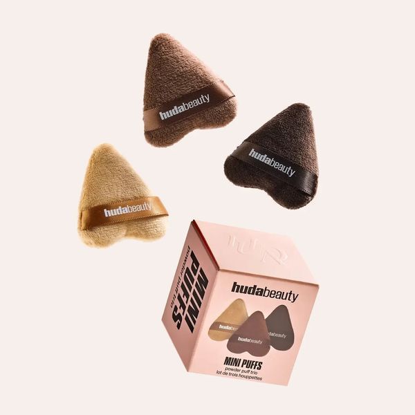 Набор мини-пуховок для пудры Huda Beauty Mini Powder Puffs Trio 068-1b5 фото