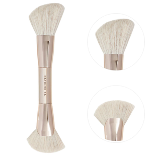 Двусторонняя кисть для кремового и сухого контуринга PATRICK TA Dual-Ended Face Contour Brush 173-9cc фото