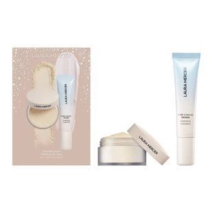 Набір праймер + фіксуюча пудра Laura Mercier Winter Glow Prime & Set Duo (міні-формат) C12-o14  фото