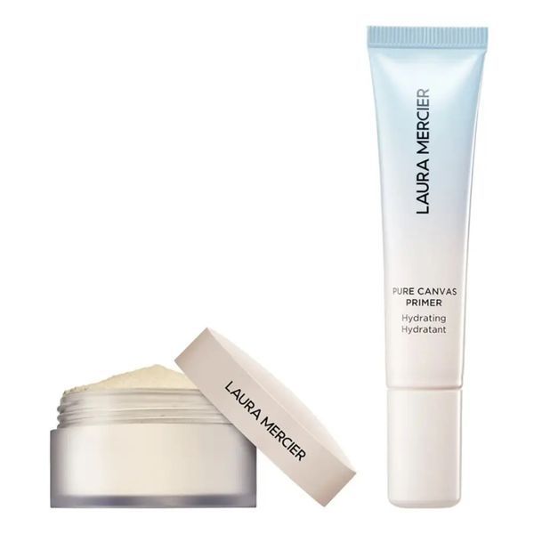 Набор праймер + фиксирующая пудра Laura Mercier Winter Glow Prime & Set Duo (мини-формат) C12-o14  фото